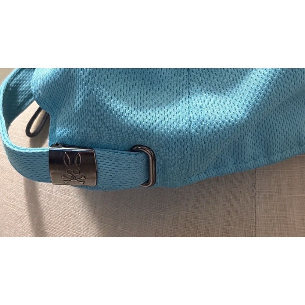 psycho bunny Accessories baseball cap AdjustableSeafoam Blue Skulls Size S Read - Picture 6 of 8